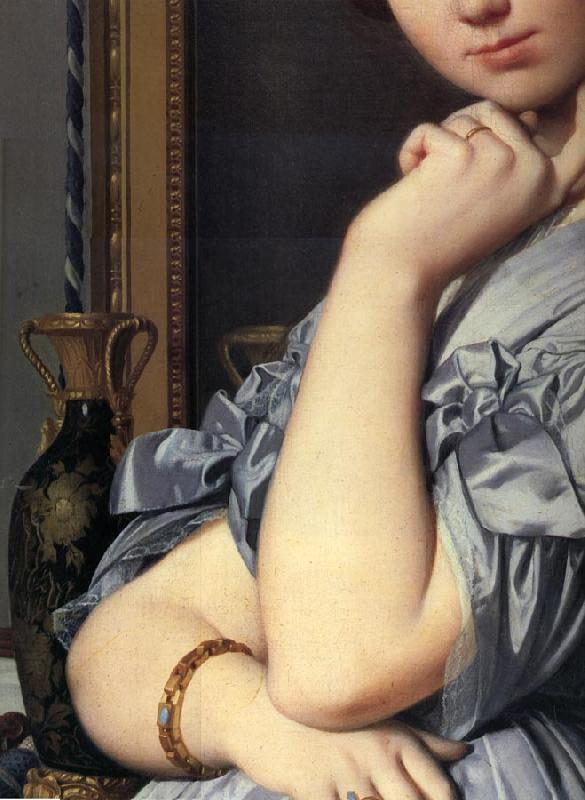 Jean-Auguste Dominique Ingres Details of The comtesse d'haussonville